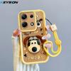 KEYSION Shockproof Case for Infinix Note 30 4G 5G with Lanyard Silicone Cute 3D Cartoon Doll Phone Cover for Infinix Note 30 VIP