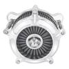 Motorcycles Turbine Air Cleaner Intake Filter Chrome For Harley Sportster XL Touring Softail Dyna EVO & Twin Cam Fatboy FXDLS