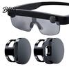 Чехол для умных очков с защитой камеры для Meta Glasses, не блокирующий сигнал, световой, с защелкой и раздвижным дизайном, легкая установка, линза, светодиод