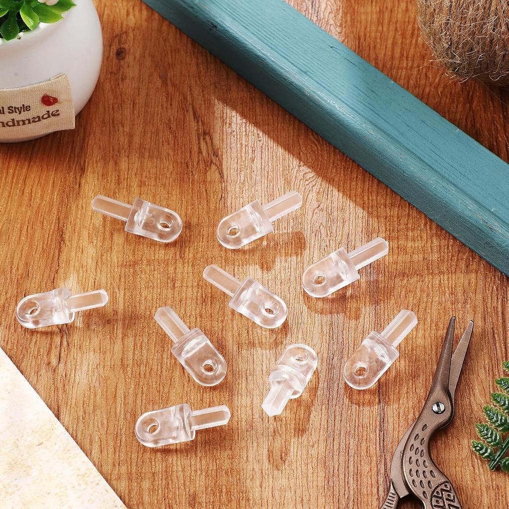 Jetec 6 Pieces Horizontal Blind Hardware Wand Tip Repair Wand for Broken Assembly Replacement Kits Vertical Blinds Replacement Slats Exterior Window