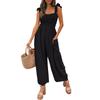 Женский повседневный летний бескамерный комбинезон, комбинезон без рукавов с широкими штанинами, женский комбинезон для рабочей одежды