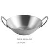 Блюдо для соуса Нержавеющее Устойчивое к падению антипригарное покрытие Зеркальная полировка Легко чистится Хранение Эргономичная ручка из нержавеющей стали