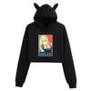 Darling in the Franxx Zero Two Cat Ear Cropped Hoodie - Women's Anime Style