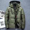 Зимние толстые мужские пуховики, зимние парки, съемные теплые пуховики, верхняя одежда