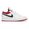 Air Jordan 1 Low GS White Gym Red Детские кроссовки Черный 553560-118