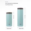 Tyeso Stainless Steel Insulated Travel Mug Leak-Proof Direct Drink Water Bottle for Men and Women Portable Car Coffee Cup