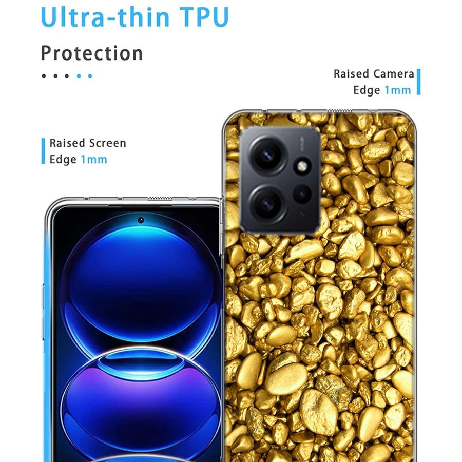 Gold Bar Wealth and Finance Phone Case For Redmi Note 14 15 Pro 5G 13 12 Pro Plus 11 11T 11E 11S 10 Pro 10S 9 9S Cover Cell Clea