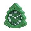 Christmas Day alarm clock full silence sweep seconds Christmas tree modeling student party get up artifact night light bedside clock