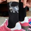 Cute Cat Socks with Balls 3D Novelty Soft Cotton Crew Socks Funny Animal Socks for Women Cats Lovers