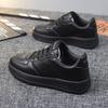 Платформенные черные туфли, мужские и женские, 2025 новый летний тренд, универсальные белые туфли, детская спортивная и повседневная черная обувь