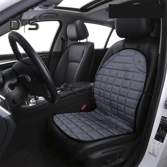 Подушка для сиденья автомобиля с подогревом, регулируемая температура, быстрый нагрев, легко моется, универсальная, для внедорожников, грузовиков, зимняя подушка для сиденья