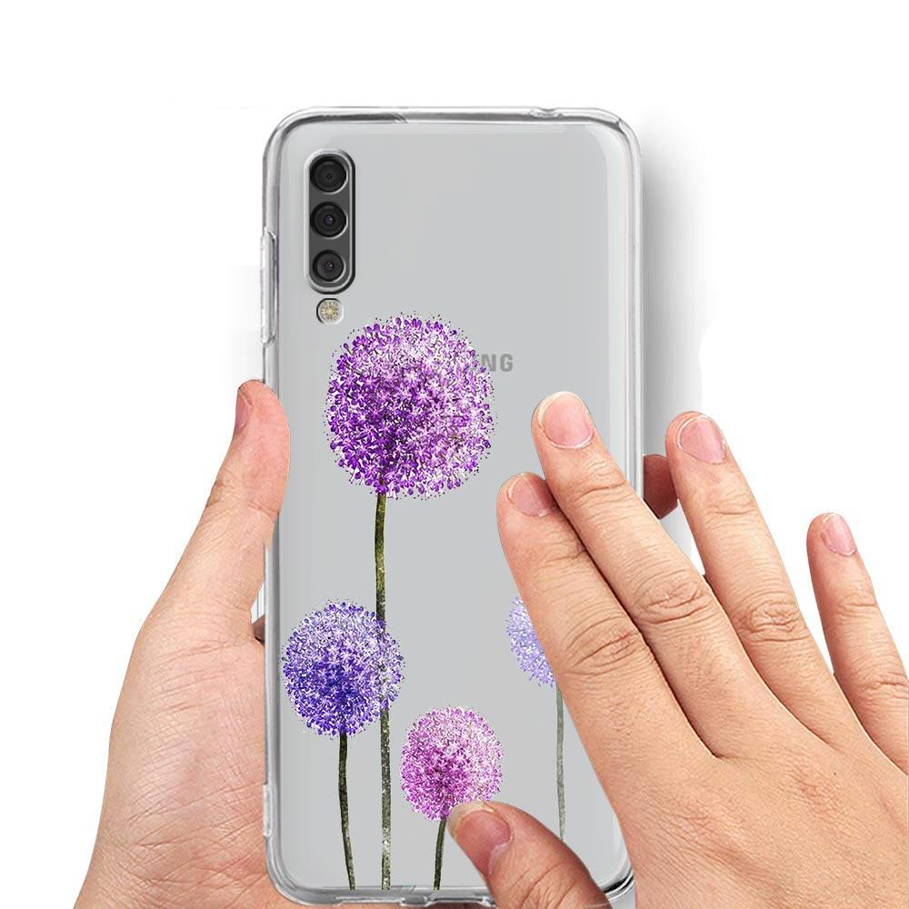 Чехол для телефона с винтажным подсолнухом и лавандой для Samsung A12 A32 A50 A70 A20E A20S A10S A22 A30 A40 A52 A72 5G A02S A04S