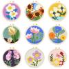Handmade Punch Needle Set Flower Pattern Rug Punch Embroidery Starter Kit  Educational Toys