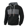 Sweatshirt Long-sleeved Hoodie Casual Sports Men's Spring and Autumn New Color Block Checkered