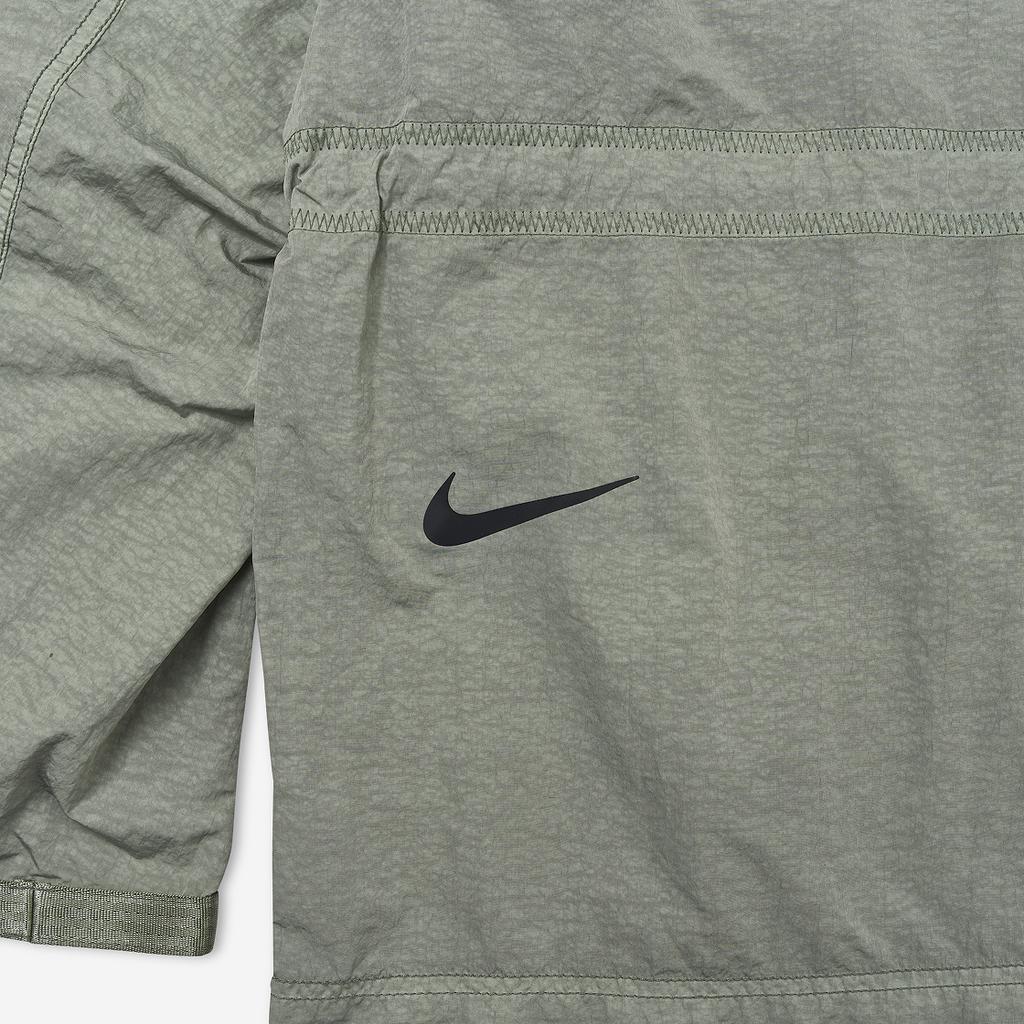 Nike Сплошная тканая куртка с большими карманами и ветрозащитной конструкцией. Мужская верхняя одежда серо-зеленого цвета BV4431-371