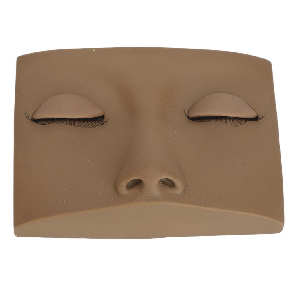 Ресницы манекен голова практика реалистичная половина лица макияж голова обучение с 3 парами съемных