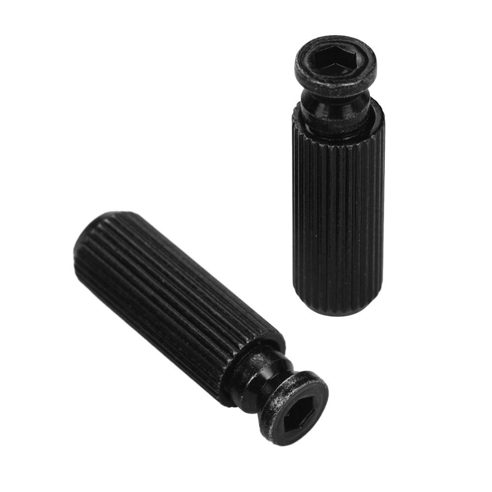 2 ШТ. Металлические Стойки Тремоло Бриджа Электрогитары Анкеры Винты Диаметр 8 ММ Аксессуары Запчасти Серебристый