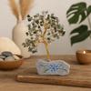 Moss Agate Gemstone Tree, 160 Crystals