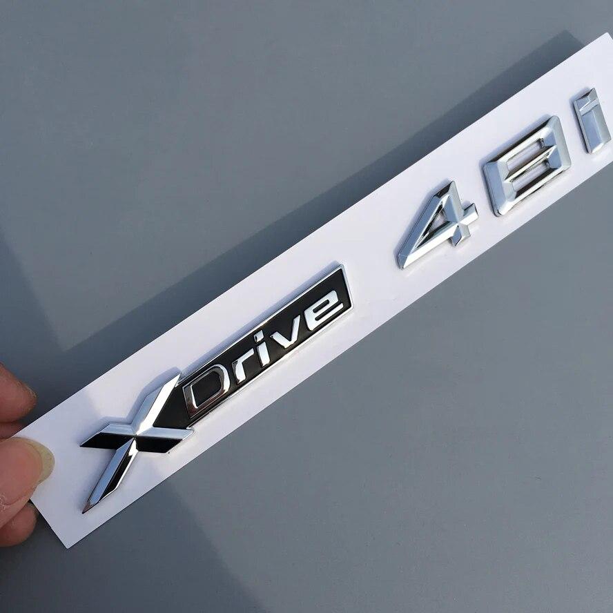 1 шт., наклейка на боковую часть кузова автомобиля, бензиновая версия, ABS, оригинальное качество, X Drive 20i 28i 30i 35i 40i 23i 50i 48i для BMW X1 X3 X4 X5 X6