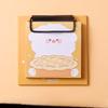 1pcs Cartoon Board Clip Sticky Note Book Student Ins Girl Memo Sticky Note Study Office Non-sticky Message Paper