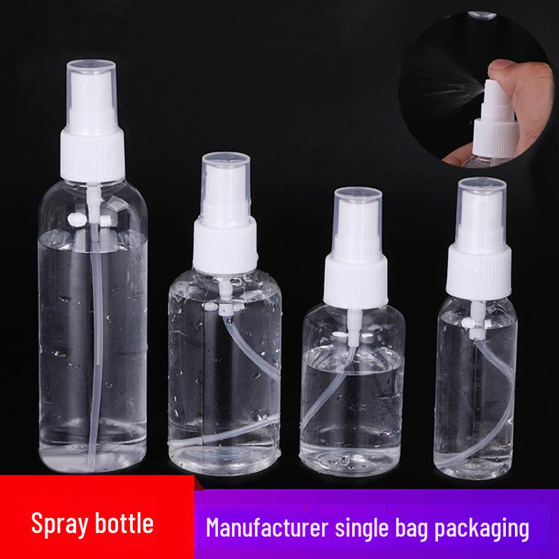Cosmetic Fine Mist Spray Bottle - 30ml, 50ml, 100ml Plastic for Liquids & Alcohol