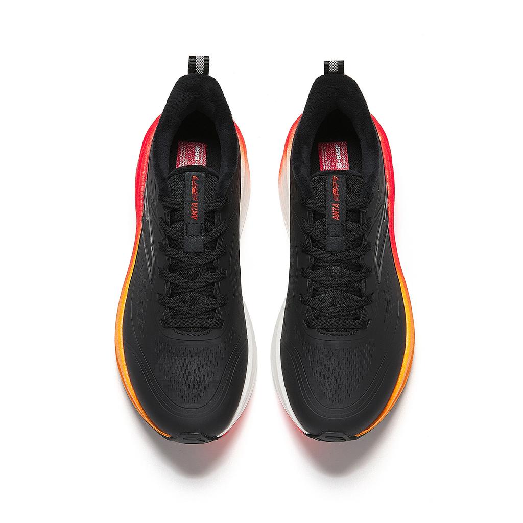 Anta Кроссовки для бега Rocket 7 Lightweight Rebound Мужские кроссовки Базовый черный Пламенно-оранжевый-Красный 112545581-13