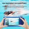 Swimming Bags Transparent PVC Waterproof Mobile Phone Bags Dry Cover For Water Sports Diving Skiing Swimming Pool Phone Case