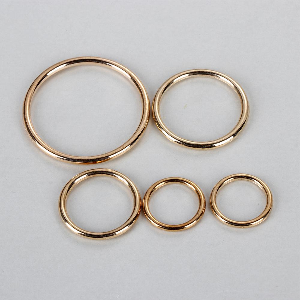 Hot Webbing Pet Collar Bag Parts Sewing Accessories O Ring Metal Buckle