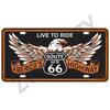 Route 66 House Metal Sign Plaque Metal Poster Tin Sign Tinplates Plate Wall Posters Vintage Retro Room Decor Wall Art Decoration