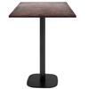 60 X 60 Cm High Table - Round Rust Rock Model