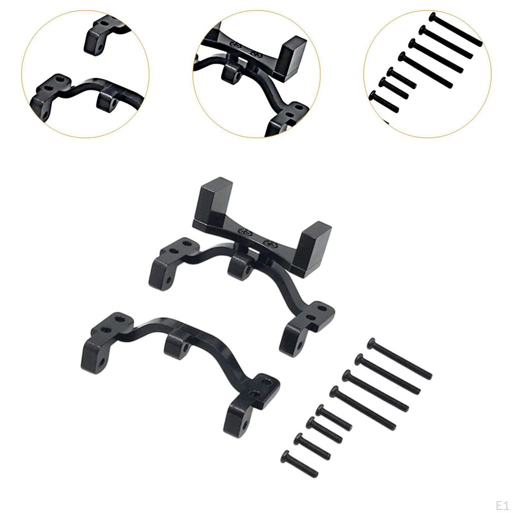 Metal Pull Rod Servo Mount Set Fixed Lightweight Vehicle Portable Replacement 1:16 Scale RC