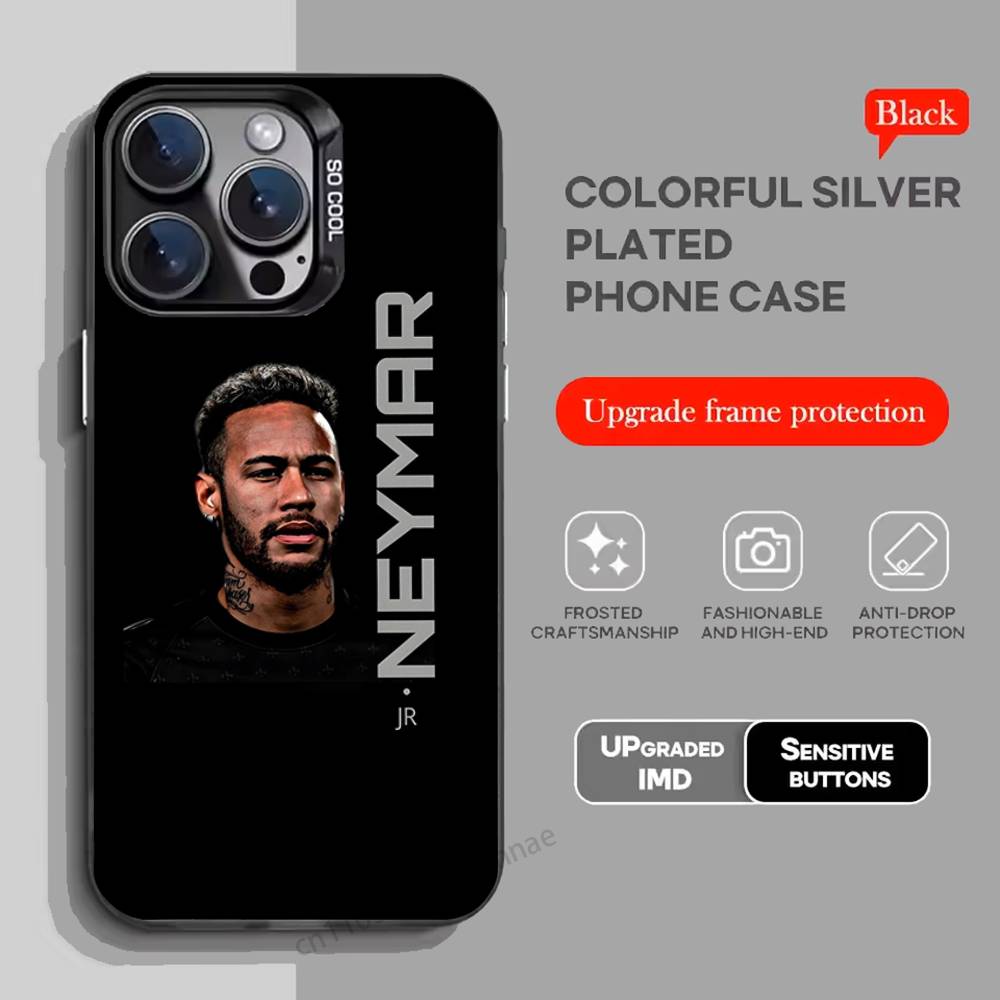 Чехол для телефона N-Neymar Football 10 для iPhone 15 16 Pro Max Air SE 11 13 Pro 14 Plus 12 11Pro 15Pro Max 16e