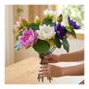 Q-FLA Artificial Flower Water Lily Bush WH White Arrangement Material FJA-20
