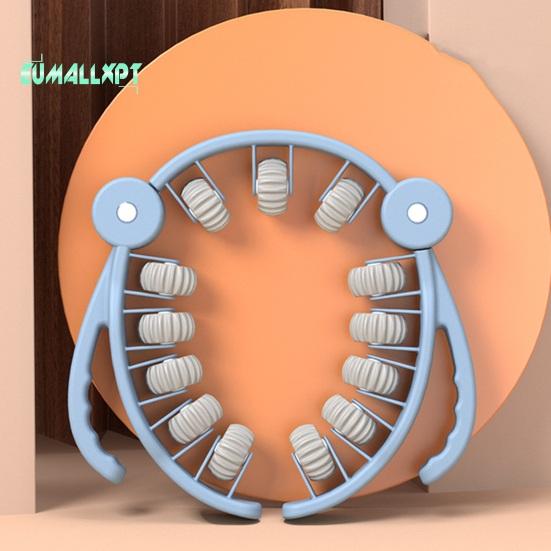 Многофункциональные круглые зажимы для ног, вращающийся на 360 градусов, 13-колесный роликовый массажер для мышц ног, шеи, рук, рук, расслабляющий массажер для мышц, оборудование для спортивной йоги в помещении