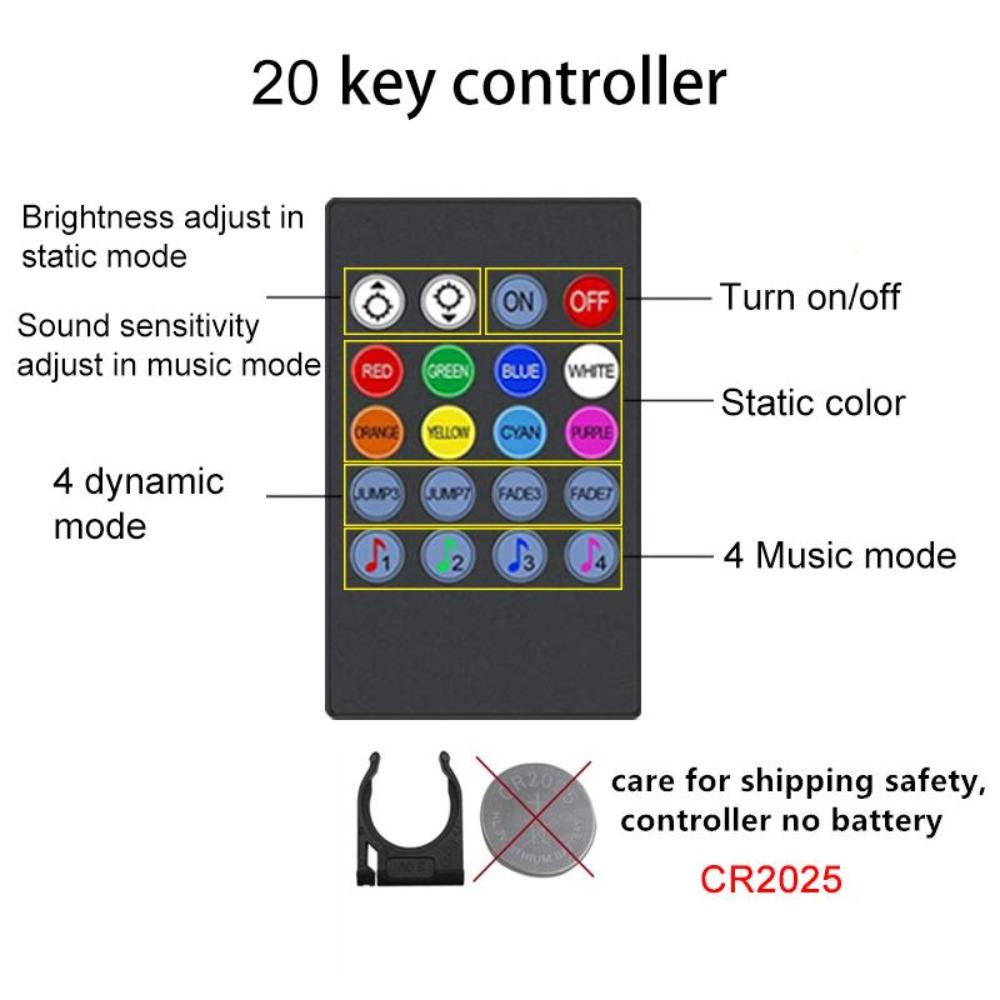 Подсветка телевизора, синхронизация музыки, питание от USB, светодиодная лента RGB 5050 для 15–80-дюймового зеркального телевизора, ПК