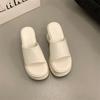 2025 Summer New Thick-soled Small Man Wearing Cool Slippers Women's Fashion and Comfort Versatile Height-increasing Slippers Women