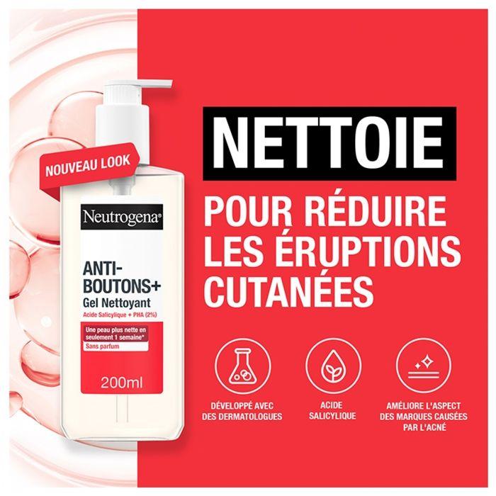 Neutrogena Anti-Boutons + Гель для умывания для кожи, склонной к акне 200 мл