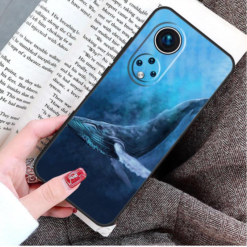 Кит Рыба Волна Море Чехол Для Honor Magic 8 6 7 Lite Honor 400 200 Pro 50 70 90 X8c X8b X9a X9c X9b X9d Win Чехол