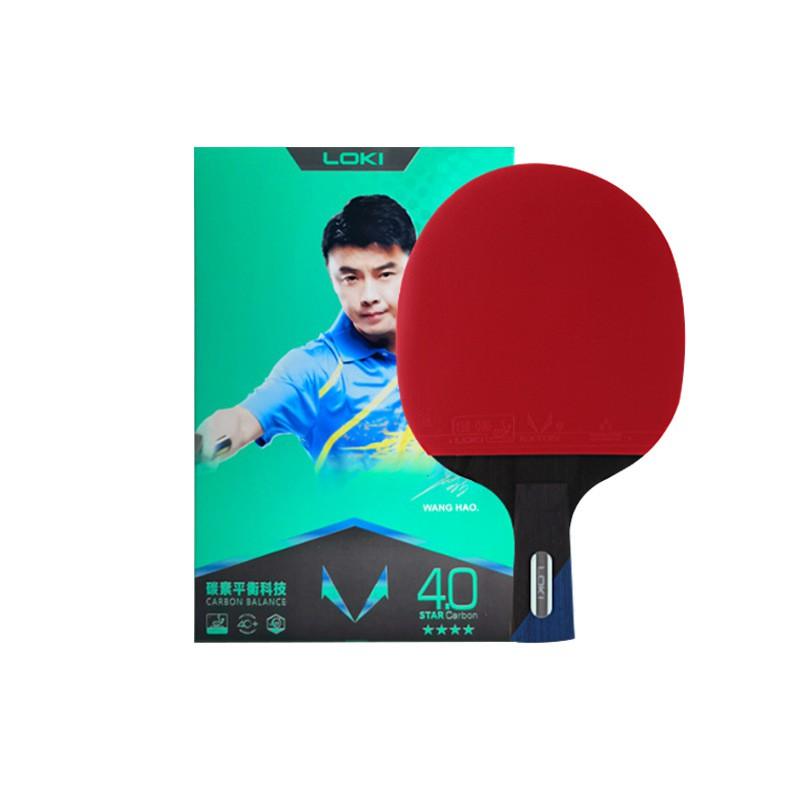 LOKI Carbon Table Tennis Racket Beginners Adults Unisex Training Competition Use Single Paddle