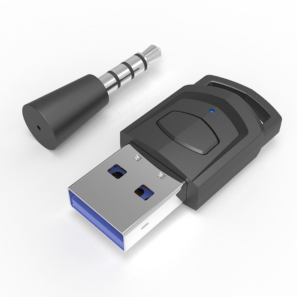 Беспроводной игровой аудиоадаптер для наушников, приемник для игровой консоли PS5 PS4, гарнитура для ПК, передатчик звука Bluetooth 5.0