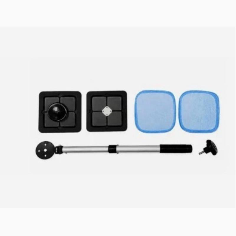 1 Set Microfiber Washable Pad Extendable Handle Cleaning Tool Telescopic Car Windshield Cleaner For Auto Window Glass Care