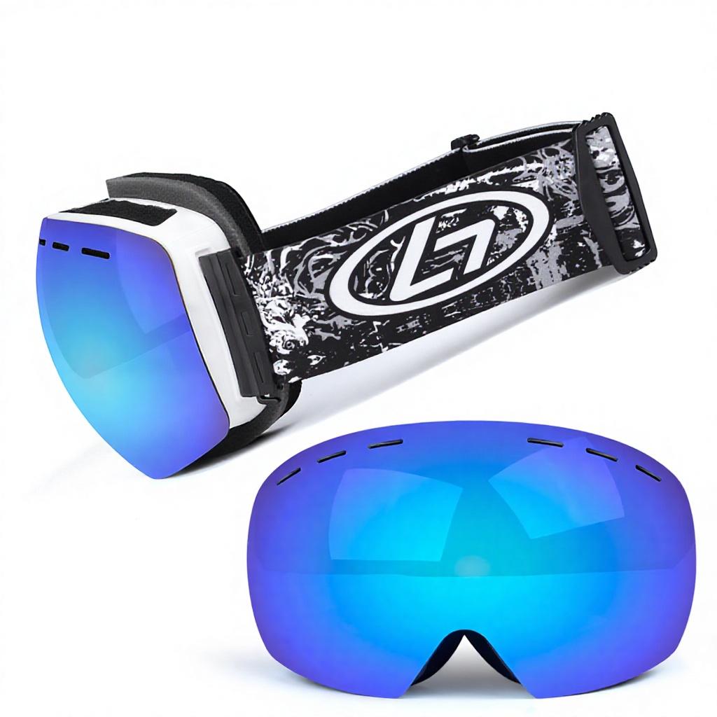 2026 Hot Selling Unisex Sports Eyewear Anti-Fog Men Womens Protection Ski Goggles Logo Magnetic Ski Goggles