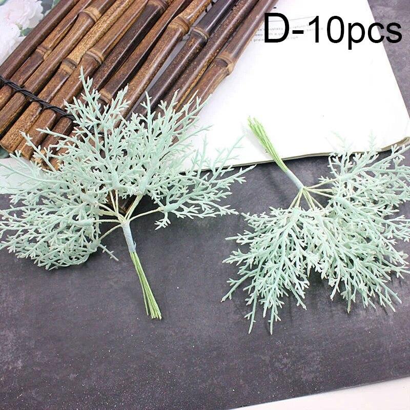 Букет новых сосновых растений, искусственный цветок, ветка рождественской елки, букет, свадебный домашний декор, сделай сам, венок, украшение для рождественской вечеринки