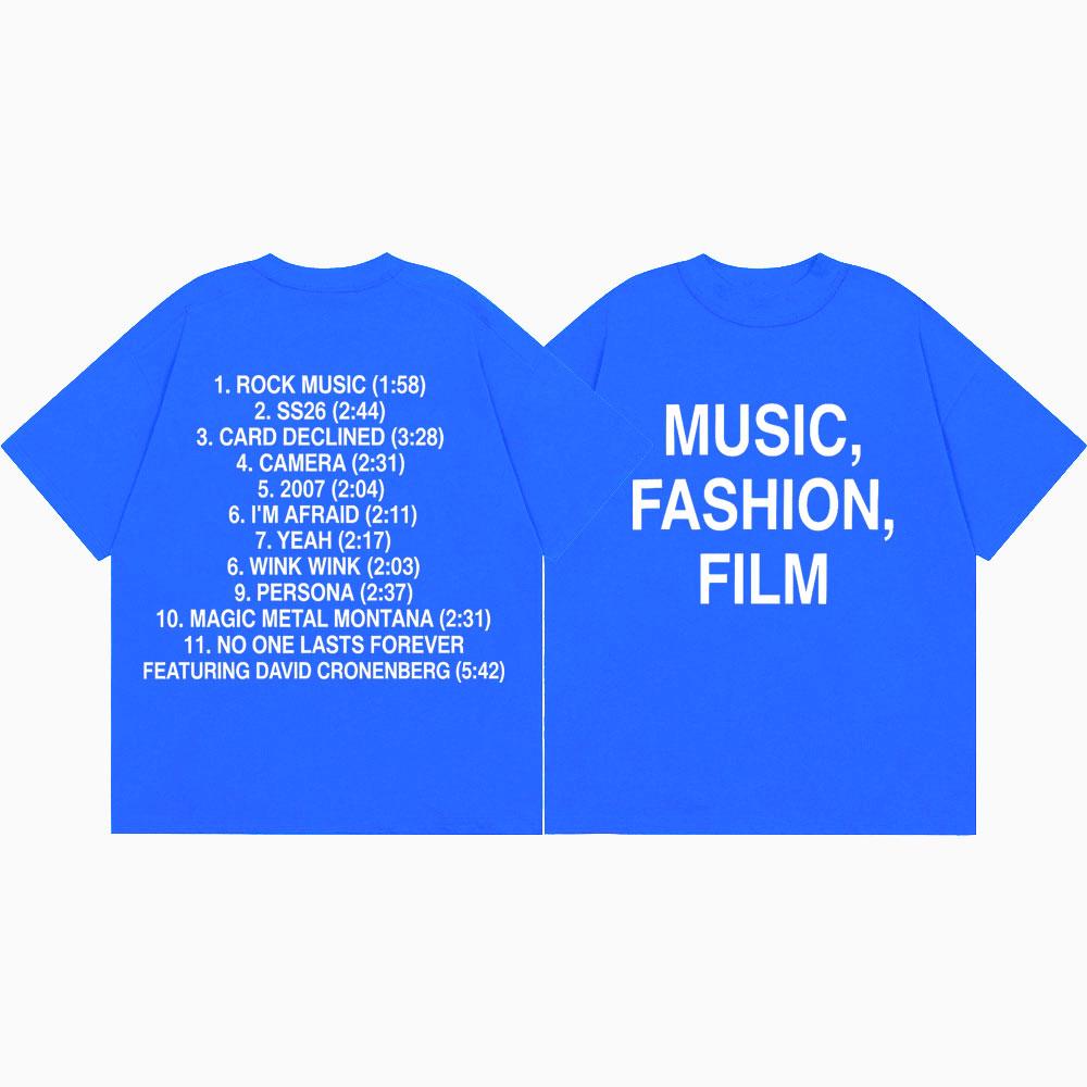 Charli Xcx Music Fashion Film Print T-shirt Men Women Clothing Rock Hip Hop T-shirts Summer Casual Cotton Short Sleeve T Shirt