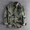 Men Camouflage Cargo Shirts High Quality Durable Outdoor Hiking Sport Daily Military Style Casual Youth Pocket Breasted Camicia