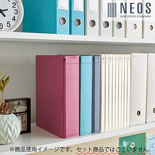 KOKUYO File Gabatto File NEOS A4 Vertical 2 Holes Turquoise Blue Fu-NE90B