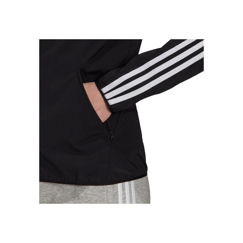 adidas Легкая ветрозащитная свободная уличная куртка Классическая контрастная расцветка Повседневная спортивная верхняя одежда Черно-белая Женская GQ0565