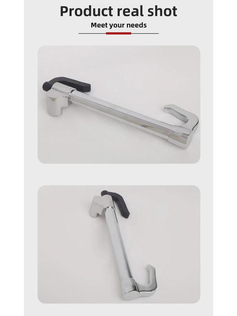 Трехсекционный крюк-замок для рулевого управления и дроссельной заслонки/сцепления легковых и грузовых автомобилей