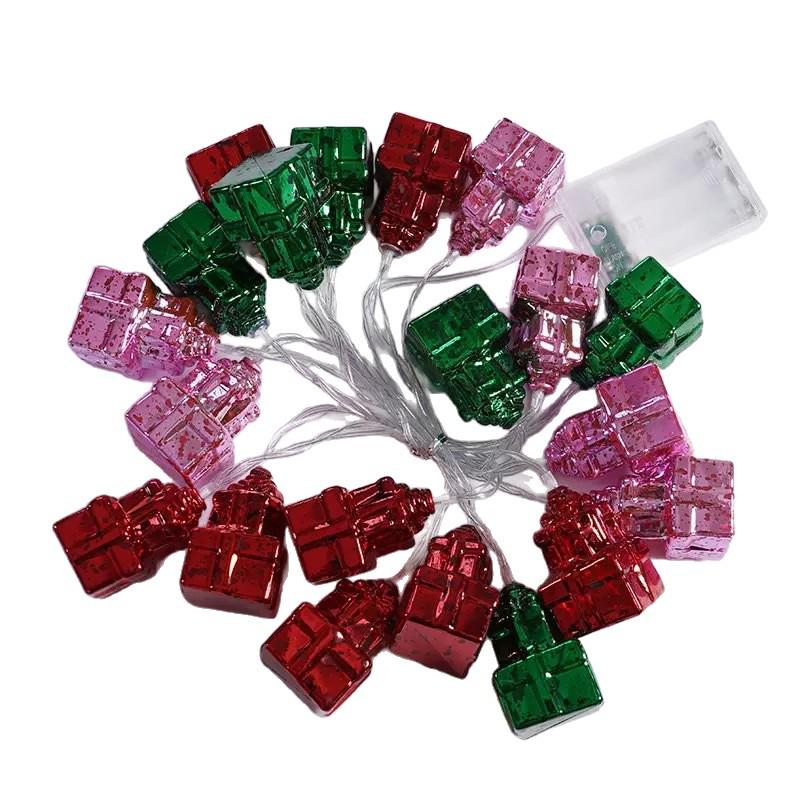 Водонепроницаемые светодиодные гирлянды в виде рождественских звезд и круглые - красочный праздничный декор