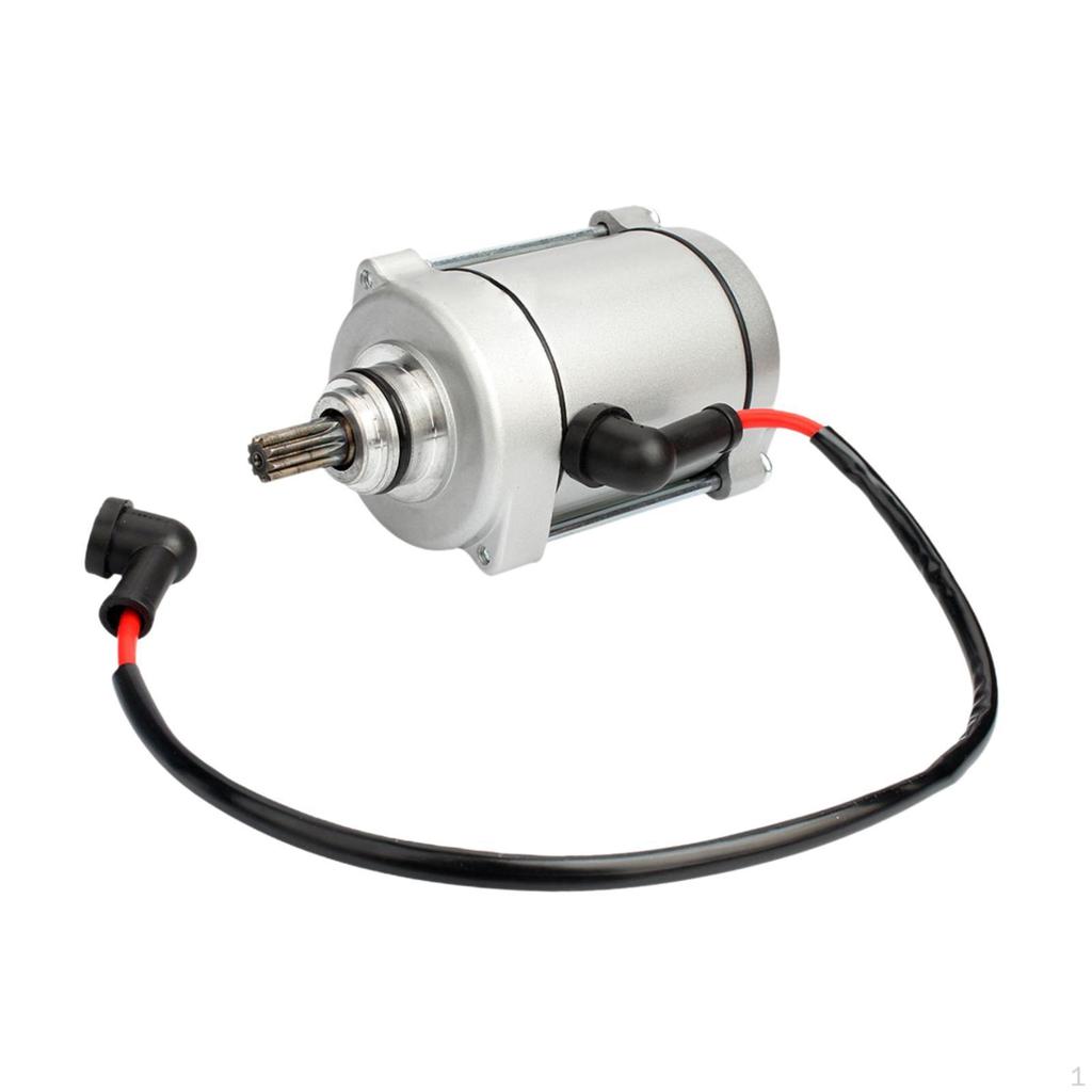 9 Tooth Starter Motor Quad Bike Electric Replacement Engine with Cable for CG125cc